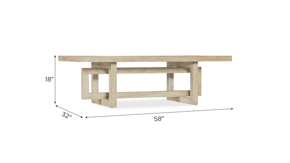 Commerce and Market Cocktail Table Dimensions