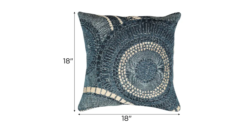 Marina Circles Indoor/Outdoor Pillow Dimensions