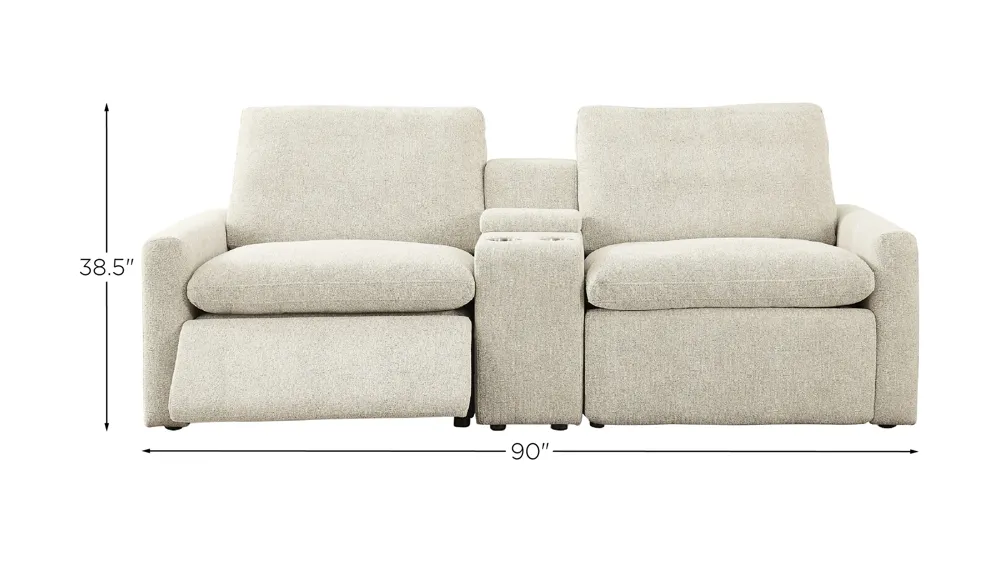 Hartsdale 3-pc. Power Sectional Dimensions