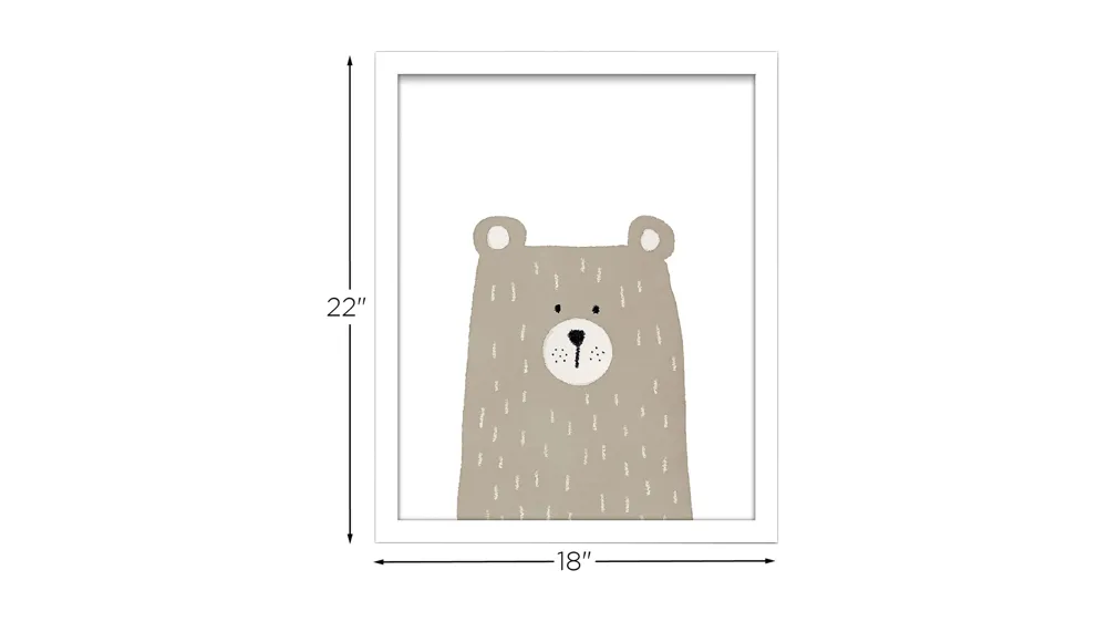 Bear Wall Art Dimensions