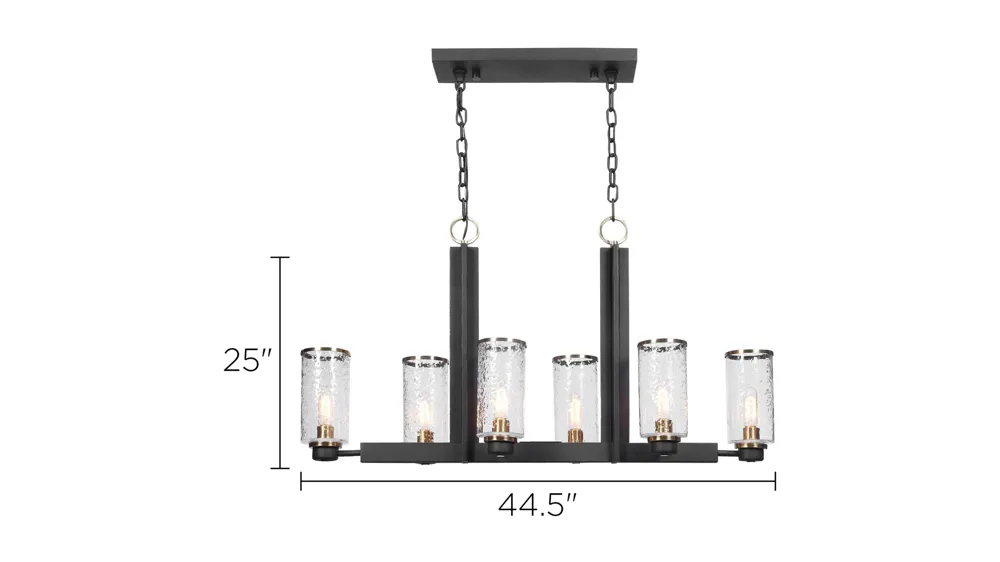 Jarsdel Industrial Island Light Dimensions