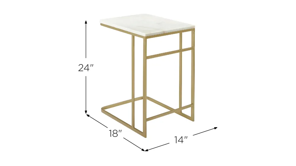 Cahill Marble C Table Dimensions