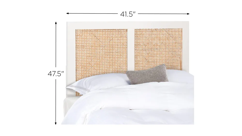 Vienna Cane Mounted Headboard Dimensions
