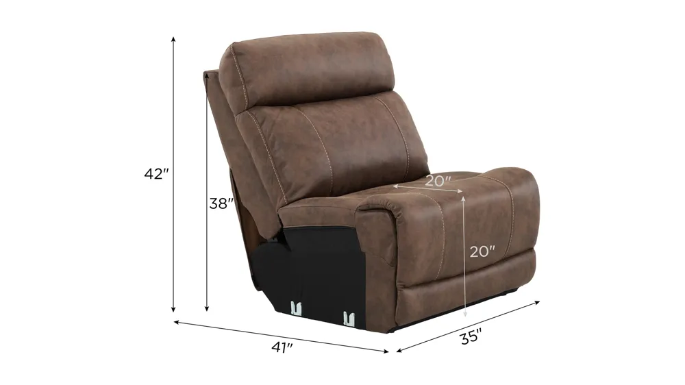 Gates Armless Chair Dimensions
