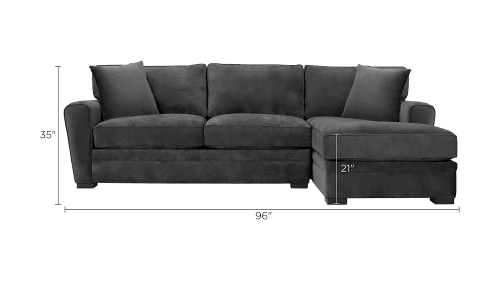 Artemis II 2-pc. Sectional Dimensions