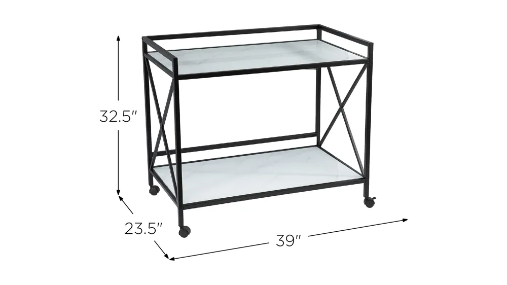 Hardwig Bar Cart Dimensions