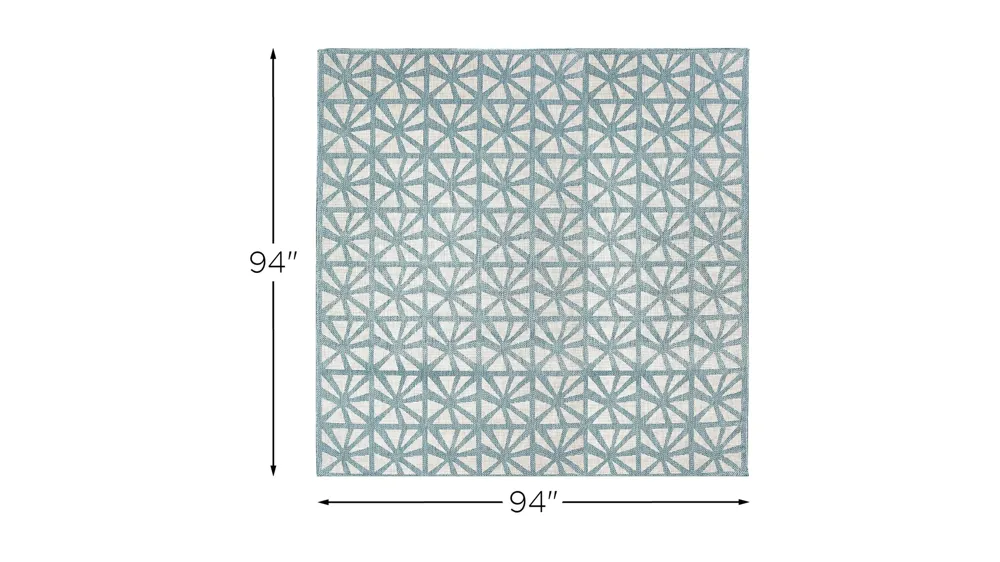 Carmel Tonga Tile Indoor/Outdoor Rug Dimensions