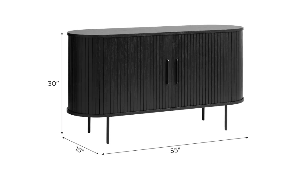 Hattie Sideboard w/Sliding Doors Dimensions