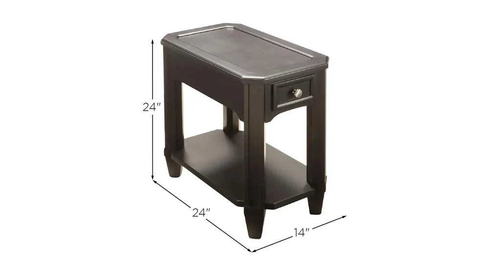 Farrington Rectangular Chairside Table Dimensions