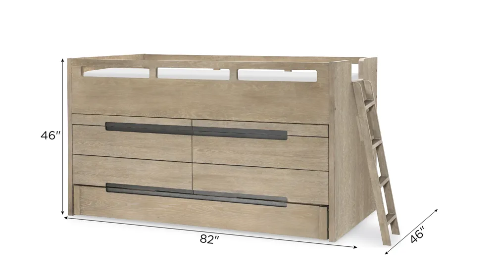 Copper Harbor Captain's Bed Dimensions