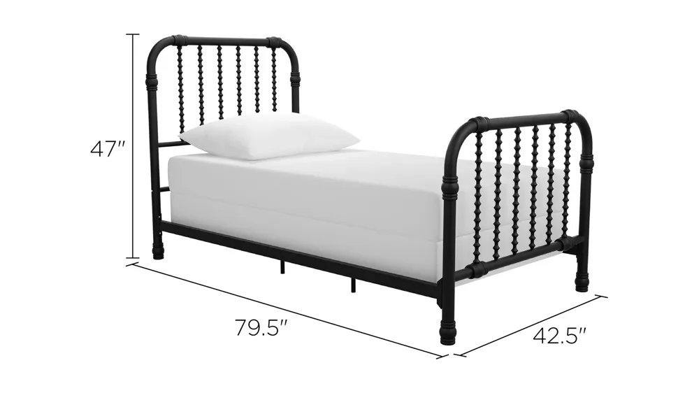 Little Seeds Monarch Hill Wren Metal Bed Dimensions