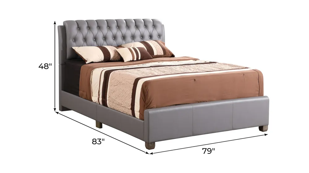 Marilla Upholstered Bed Dimensions