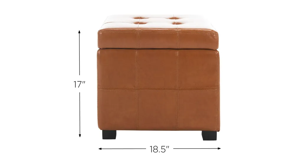 Patrice Tufted Ottoman Dimensions