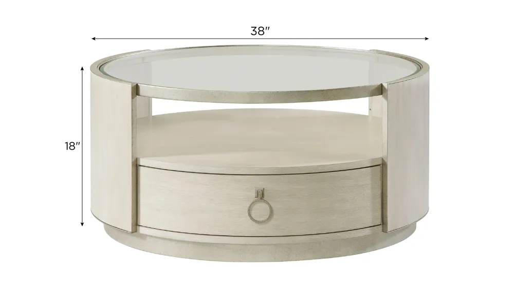 Maisie Round Coffee Table Dimensions
