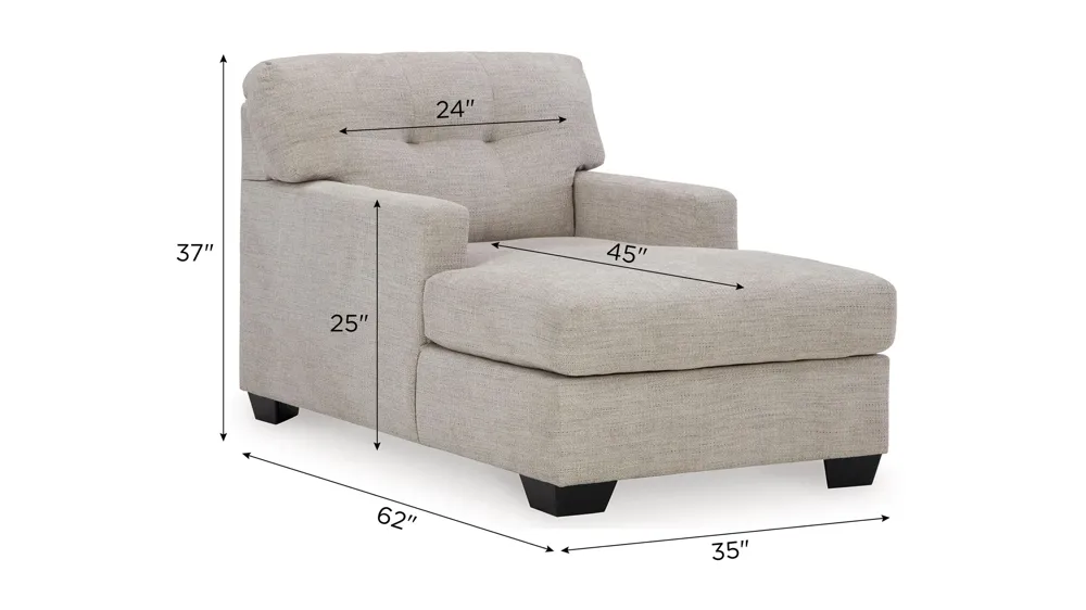 Mahoney Chaise Dimensions