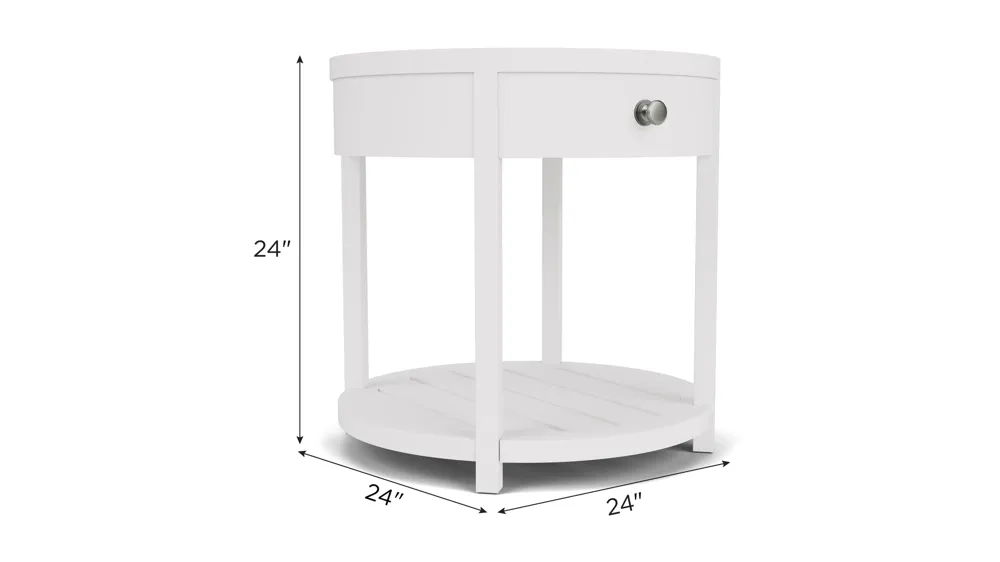 Maren Round End Table Dimensions