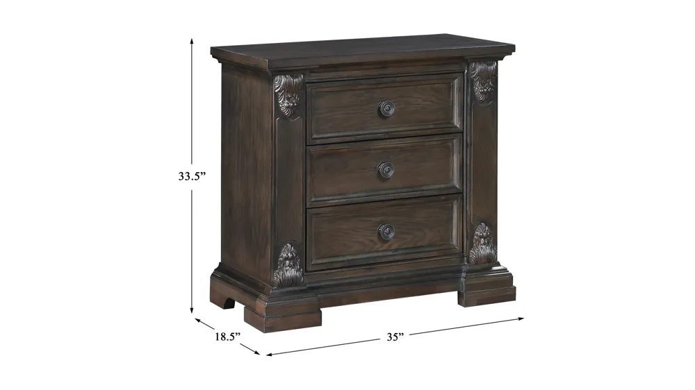 Cheswold Nightstand Dimensions