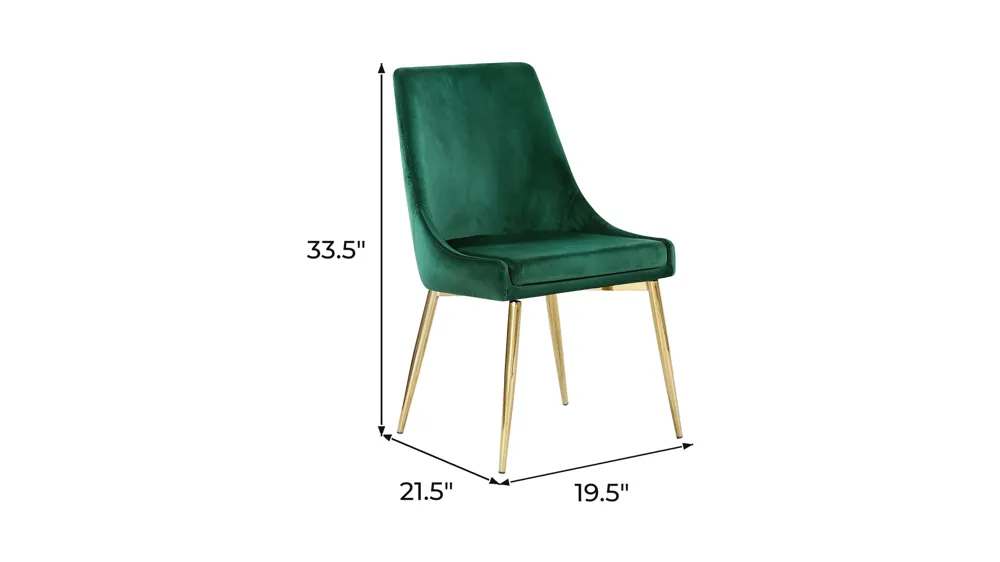Karina Dining Chair - Set of 2 Dimensions