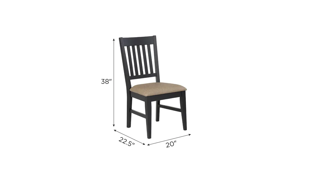 Autumn Winds Dining Chair- Set of 2 Dimensions