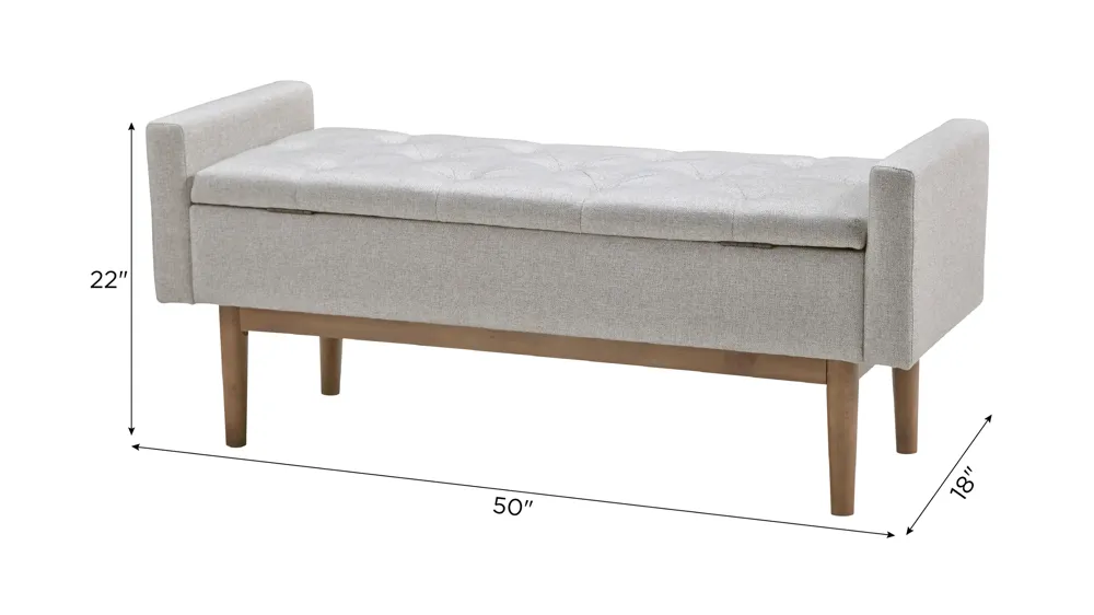 Brooke Storage Bench Dimensions