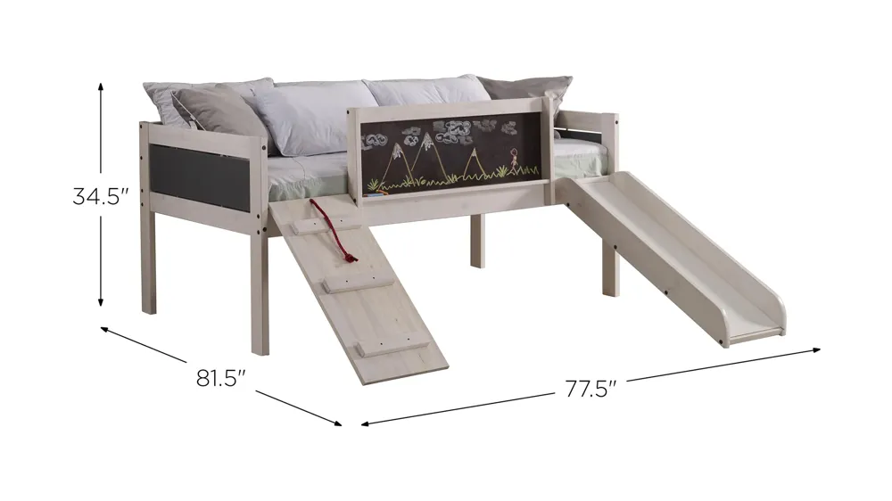 Art & Play Novelty Junior Low Loft Bed Dimensions