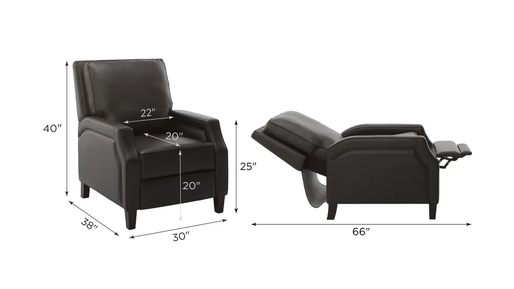 Morgan Push Back Recliner Dimensions