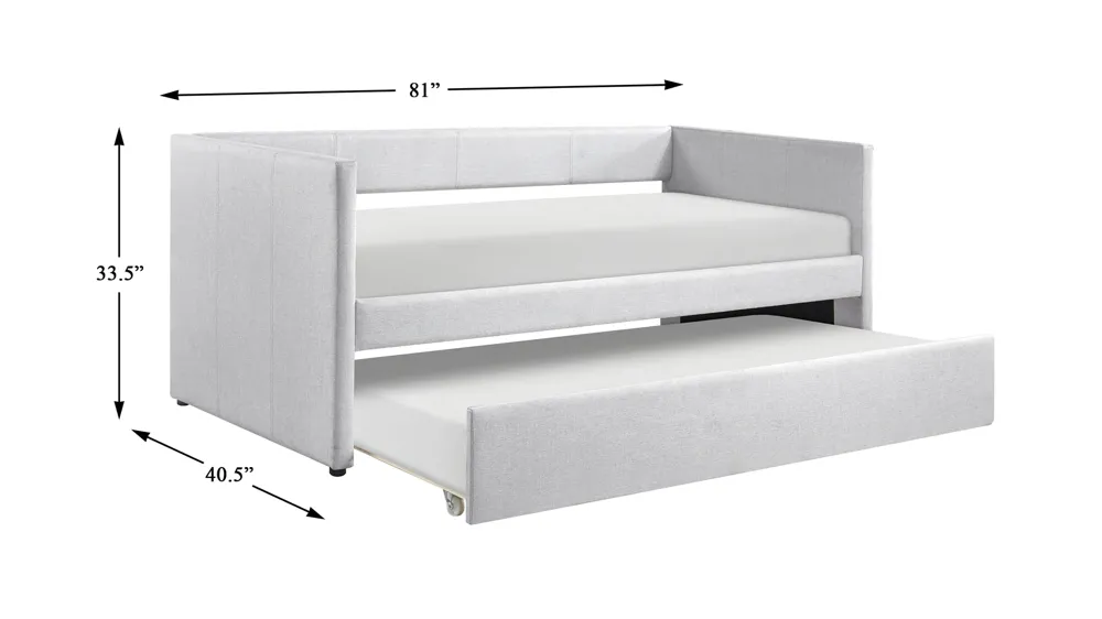 Corrina Daybed w/ Trundle Dimensions