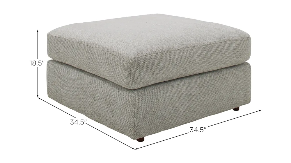 Cassio Cocktail Ottoman Dimensions