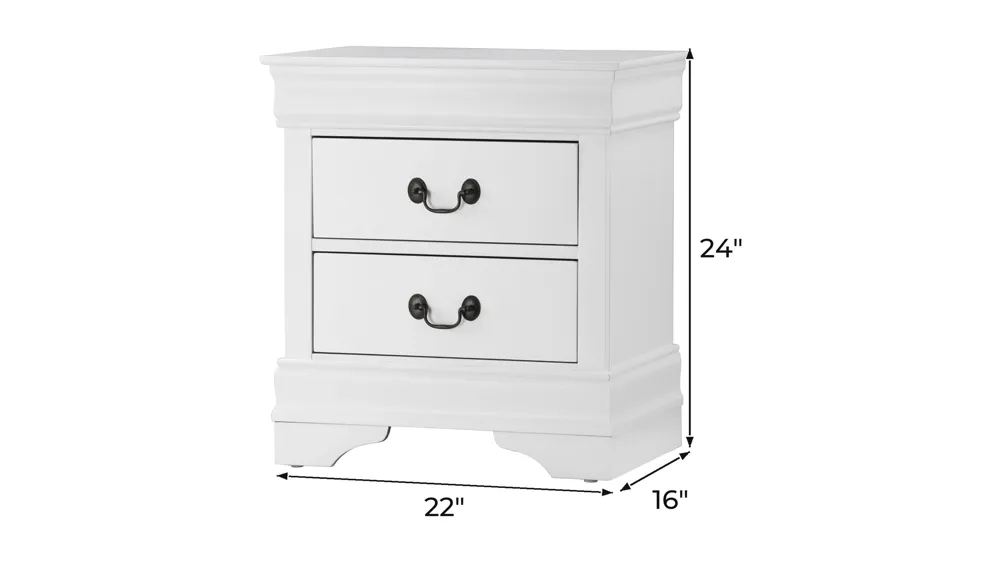 Edina Nightstand Dimensions