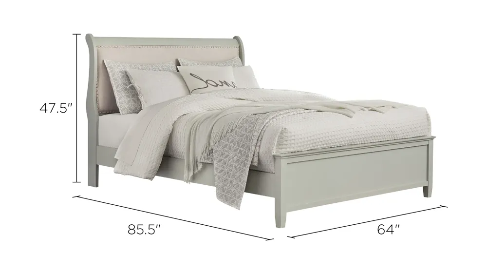 Jorstad Sleigh Bed Dimensions