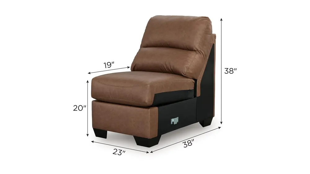 Livingstone Armless Chair Dimensions