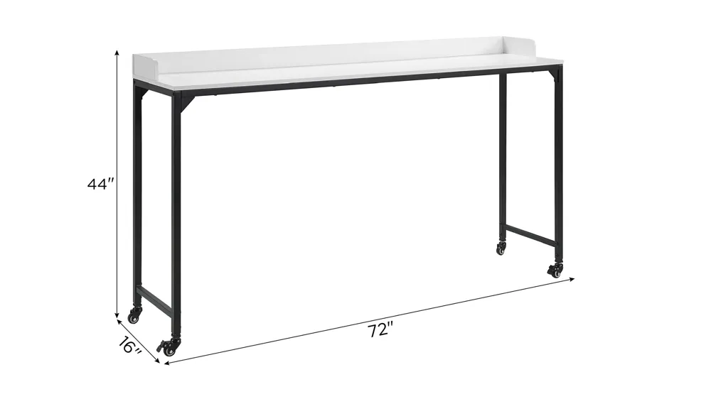 Sprague Adjustable Height Over-The-Bed Desk Dimensions