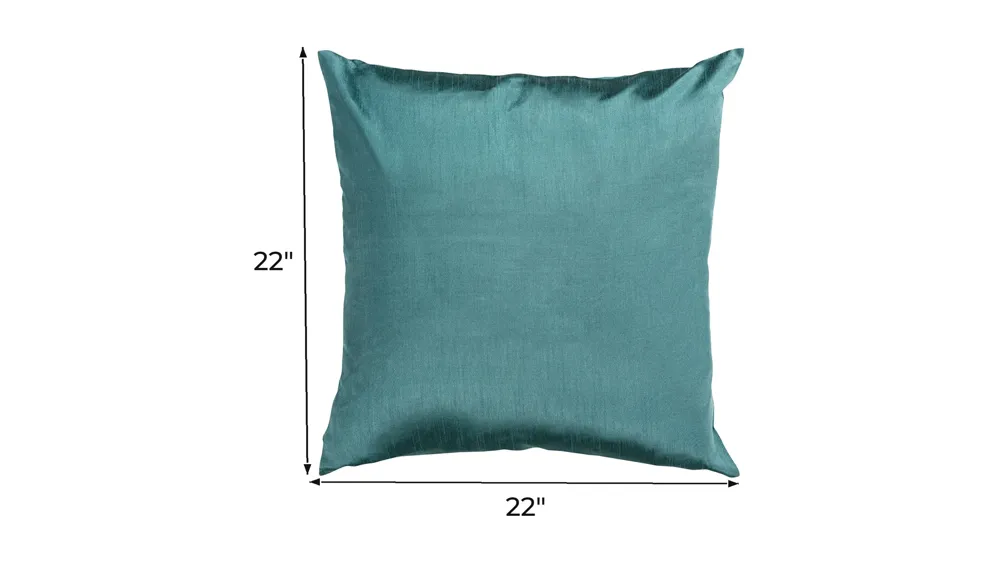 Solid Luxe 22" Throw Pillow Dimensions