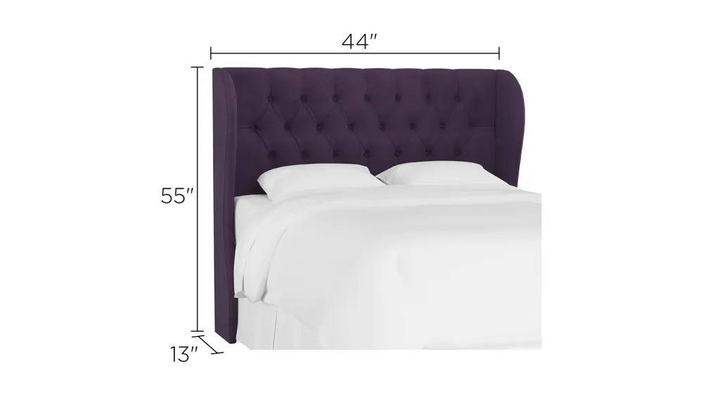 Thayer Wingback Headboard Dimensions
