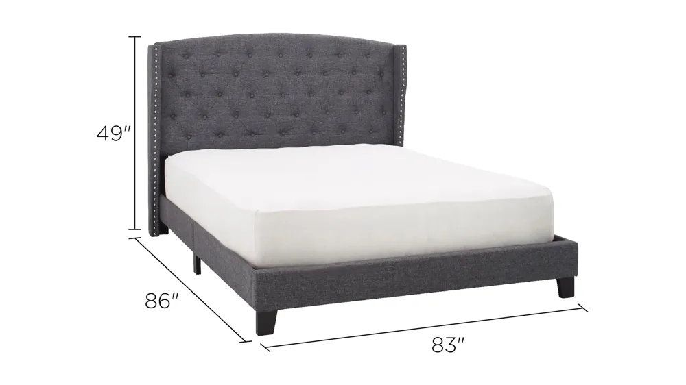 Baylor Upholstered Bed Dimensions