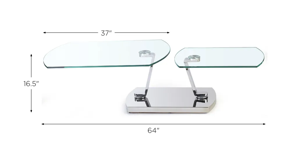 Gene Cocktail Table Dimensions