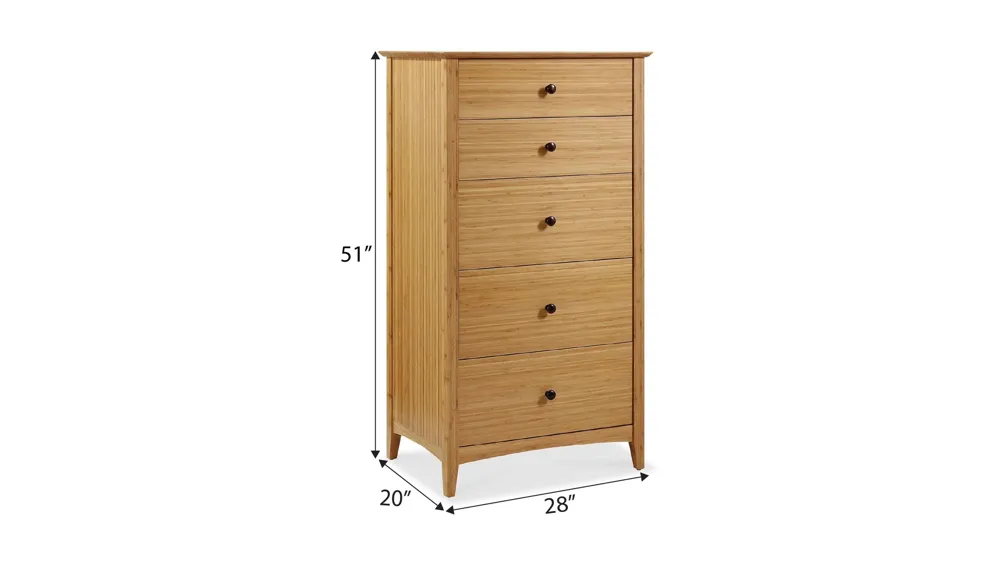 Eco Ridge Willow Chest Dimensions