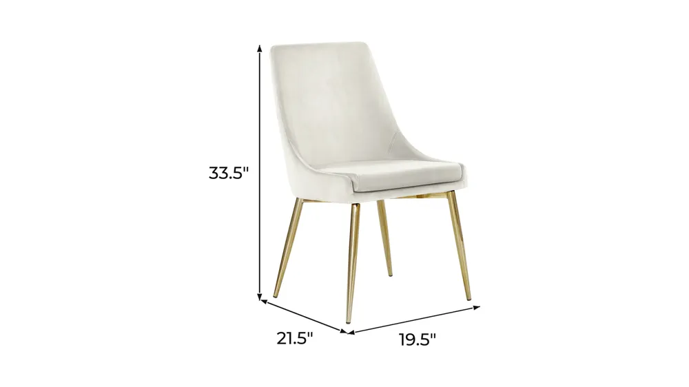 Karina Dining Chair - Set of 2 Dimensions