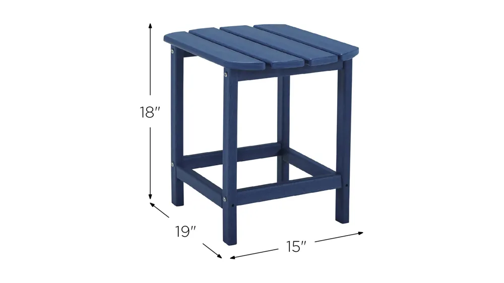 Sundown Treasure Outdoor End Table Dimensions