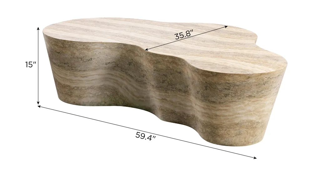 Slab Coffee Table Dimensions