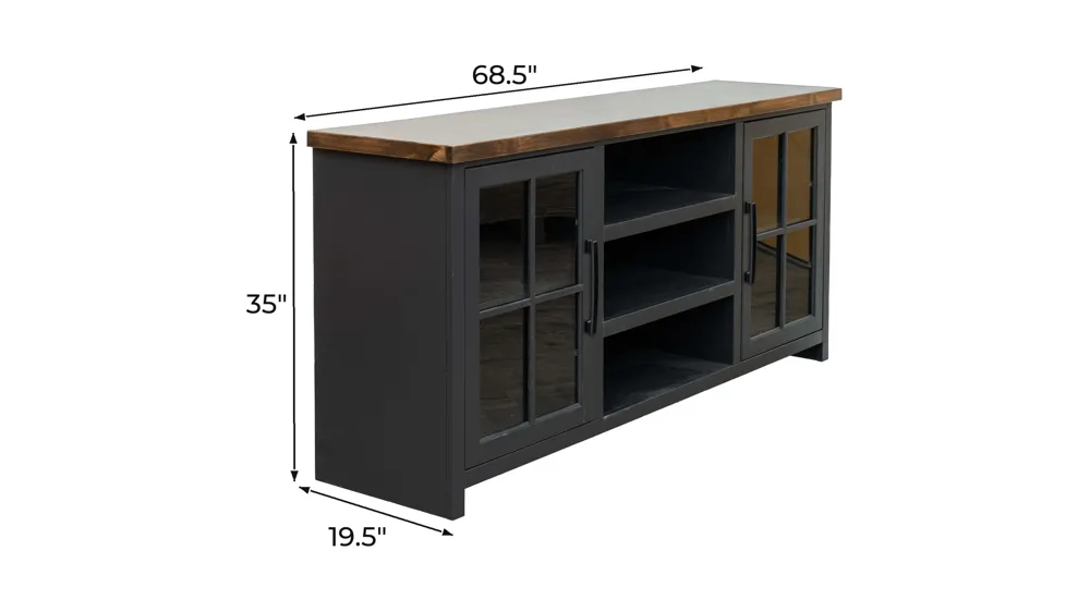 Foxgrove 67" TV Console Dimensions