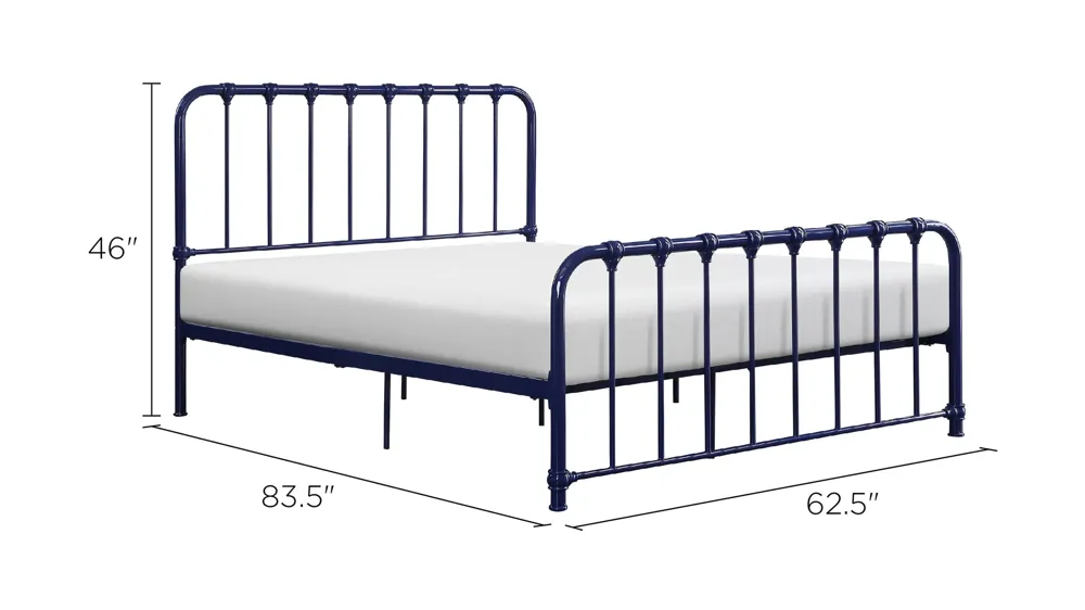 Kimmy Metal Platform Bed Dimensions