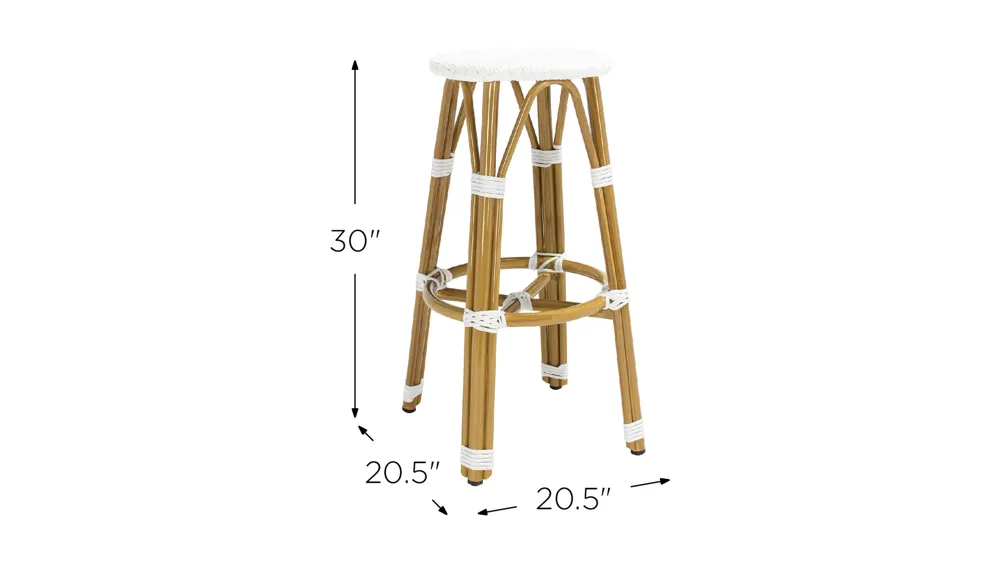 Cadeo Outdoor Bar Stool Dimensions