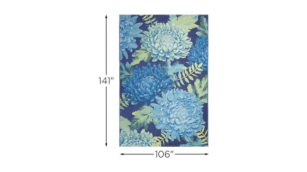 Marina Mum Indoor/Outdoor Rug Dimensions