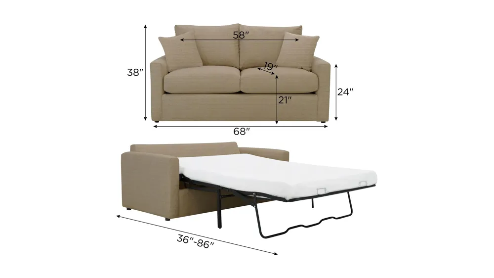 Penny Full Sleeper Dimensions