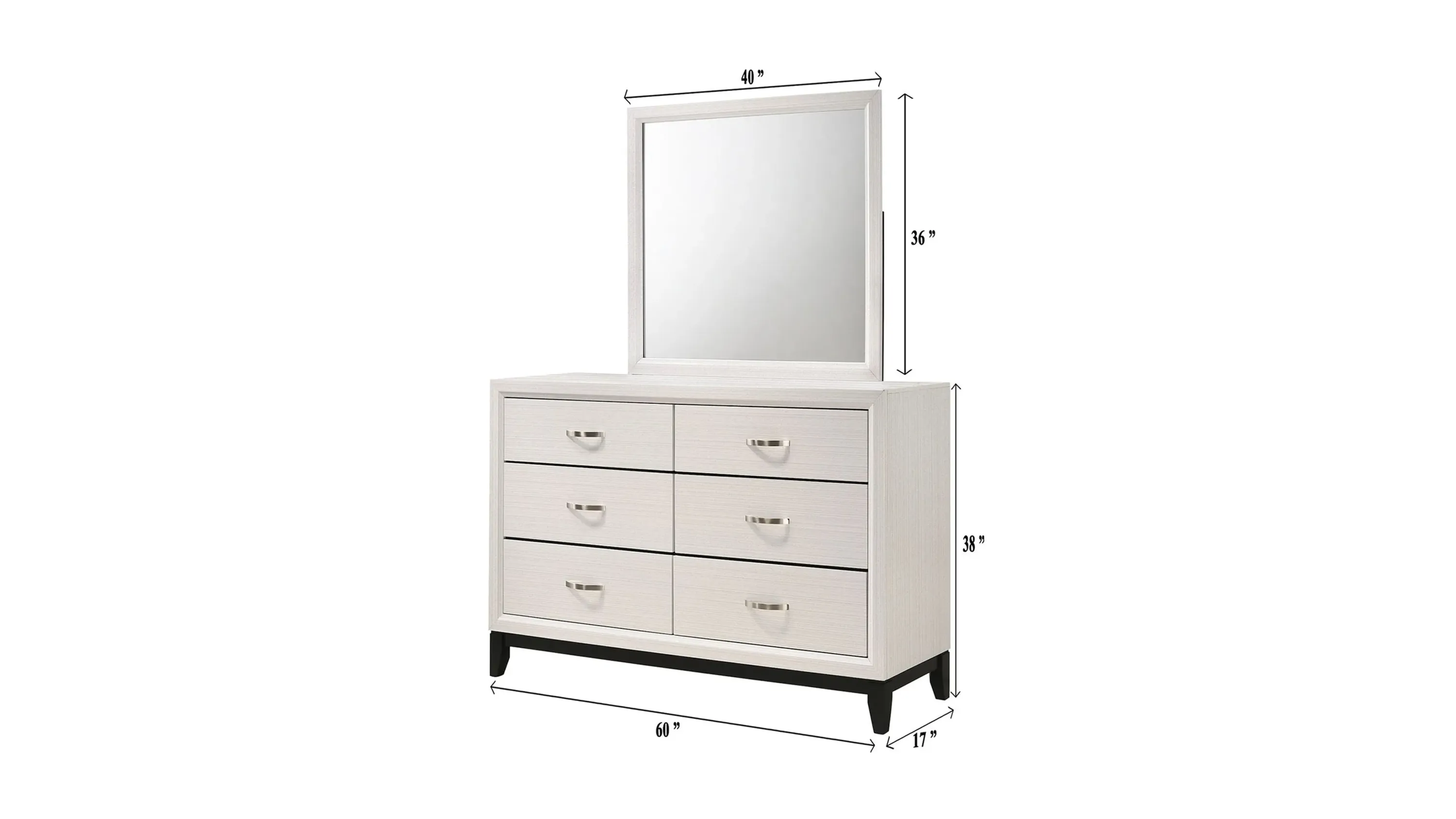 Akerson Bedroom Dresser w/Mirror