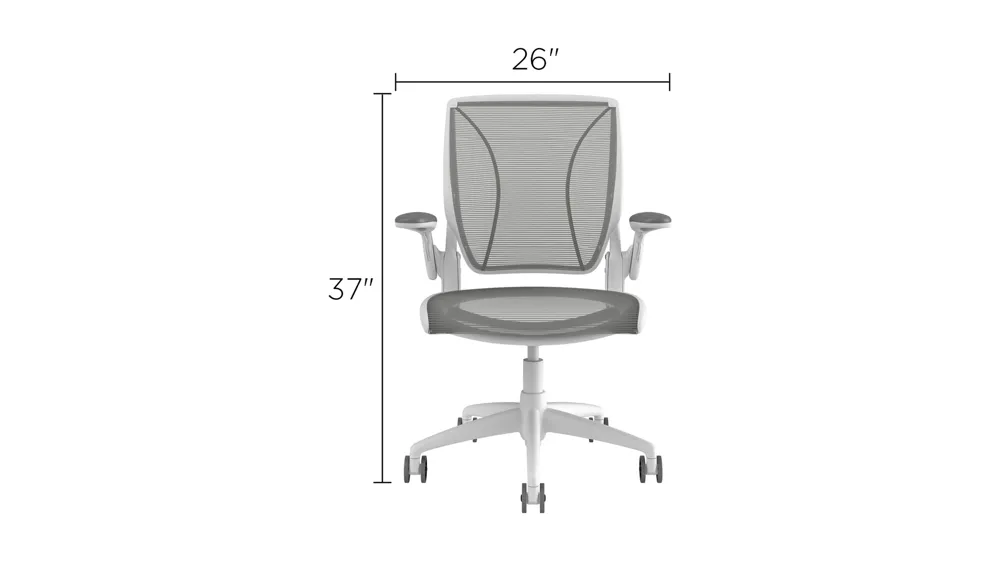 Humanscale World Premium Ergonomic Office Chair Dimensions