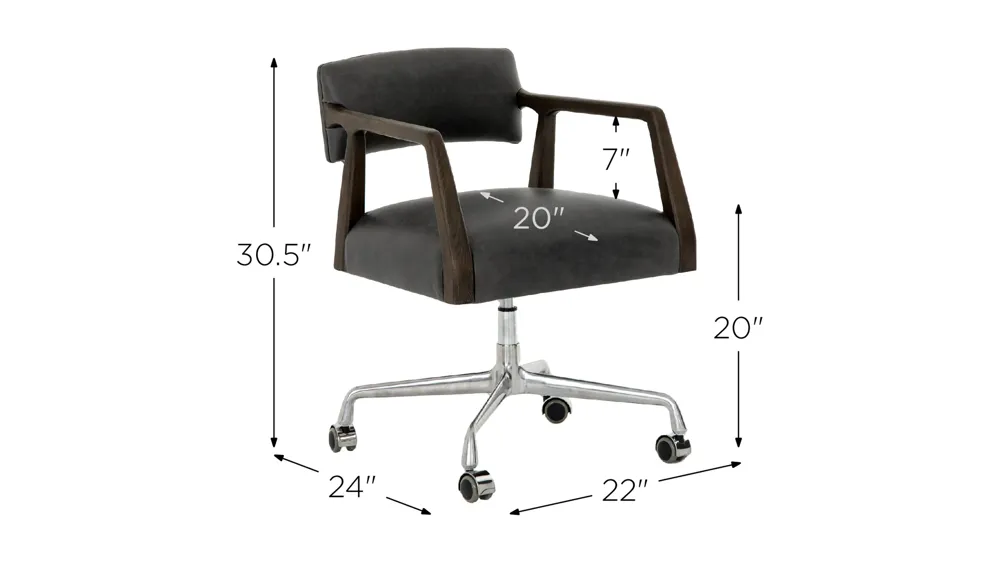 Abbott Desk Chair Dimensions