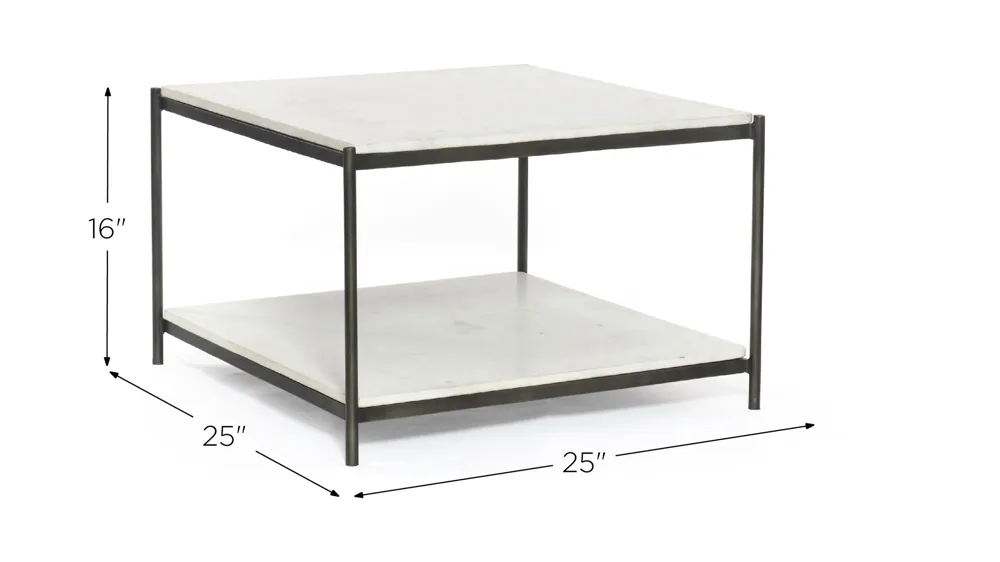 Chapin Square Coffee Table Dimensions