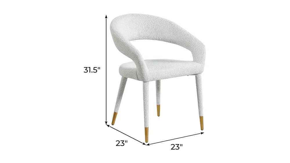 Destiny Dining Chair - Set of 2 Dimensions